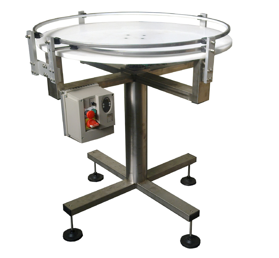 Polyethylene rotating table